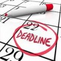 deadline